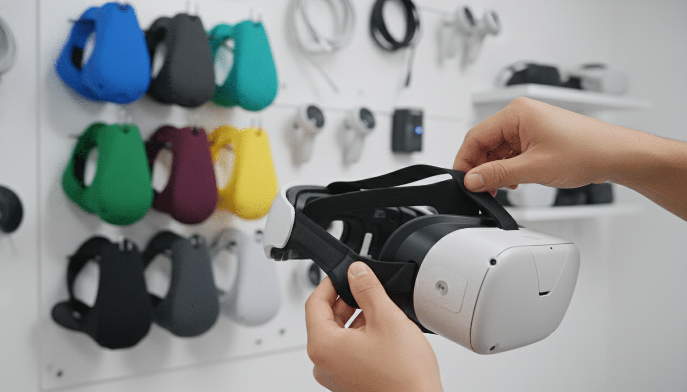 VR-Gesichtsauflage austauschen